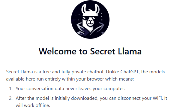 Secret Llama